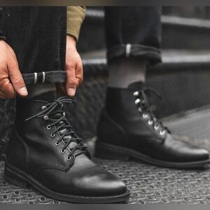 NWT Thursday Boot Company Black Leather Men's President Boot Size 10